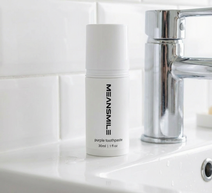 Meansmile Purple Whitening Toothpaste with Instant Stain Removal & Enamel Care